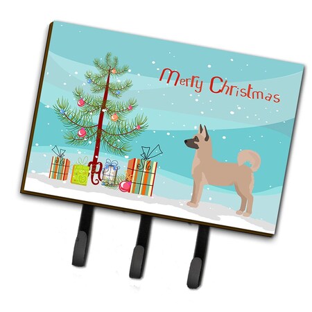 Carolines Treasures Akita Shepherd Christmas Tree Leash or Key Holder CK3799TH68
